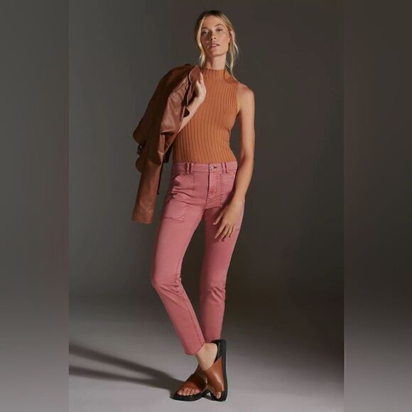 Anthropologie Pilcro Slim Straight Utility Trousers - Picture 1 of 5